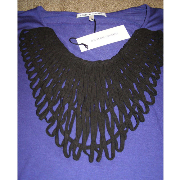 💗 NWT Collective Concepts Top S/M 4-10 Violet - Picture 8 of 8